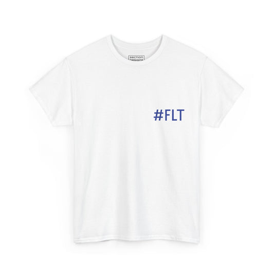 "#FLT" T-Shirt (Red, White, Blue Out)
